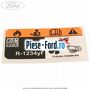 Eticheta valori aer conditionat R1234YF Ford Mondeo 2014-2018 1.6 TDCi 115 cai diesel | Foto 1 #6D42948375