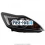 Far H1/H7 dreapta negru Ford Focus 2008-2011 1.4 80 cai  | Foto 1 #DE0937854D
