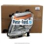 Far stanga cu DRL metalizat Ford Ranger 2012-2015 2.2 TDCi 4x4 150 cai diesel
