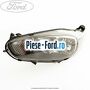 Far stanga, negru Ford Fiesta 2013-2017 1.0 EcoBoost 125 cai benzina
