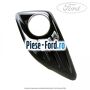 Grila proiector dreapta, ornament cromat Titanium Ford Fiesta 2013-2017 1.5 TDCi 95 cai diesel | Foto 2