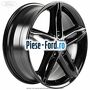 Janta aliaj 17 inch, 5 spite duble negru Ford Focus 2014-2018 1.5 TDCi ECOnetic 105 cai diesel