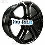 Janta aliaj 19 inch, 5 spite duble negru panther Ford Focus 2014-2018 1.5 TDCi ECOnetic 105 cai diesel