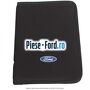 Mapa acte cu logo Ford neagra cu fermoar Ford Grand C-Max 2011-2015 1.6 Ti 125 cai benzina