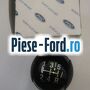 Nuca schimbator, 5 trepte piele Ford S-Max 2007-2014 2.0 TDCi 163 cai diesel | Foto 2