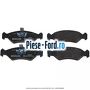 Set placute frana fata lungime 140 mm Ford Fiesta 1989-1996 1.6 88 cai  | Foto 1 #4A262CC20C