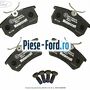 Set placute frana spate Ford Focus 1998-2004 1.8 TDCi 100 cai  | Foto 3 #3DE8B721ED