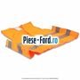 Vesta semnalizatoare, portocalie Ford Fiesta 2013-2017 1.5 TDCi 95 cai diesel | Foto 2