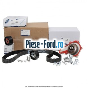 1 Set curea distributie cu pompa apa Ford Mondeo 2014-2018 1.6 TDCi 115 cai #206E7586F3