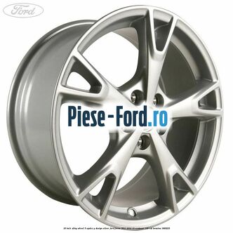 Janta aliaj 18 inch, 5 spite design Y argintiu Ford Focus 2011-2014 1.0 EcoBoost 125 cai #8445E7841D