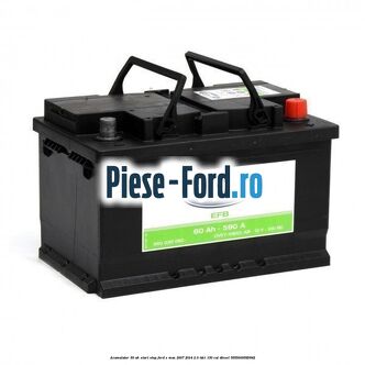 Acumulator 60 AH Start Stop Ford S-Max 2007-2014 2.0 TDCi 130 cai #B84C1CD6CD
