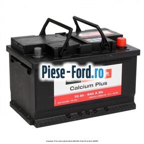 Acumulator 70 AH Motorcraft Ford Fiesta 2008-2012 1.6 TDCi 90 cai #7CF11A85AF