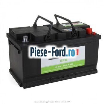 Acumulator 75 AH Start Stop Ford Kuga 2016-2018 2.0 TDCi 4x4 150 cai #8AE656686D