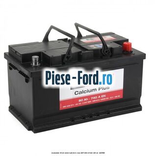 Acumulator 80 AH Motorcraft Ford S-Max 2007-2014 1.8 TDCi 125 cai #86BC75FD76