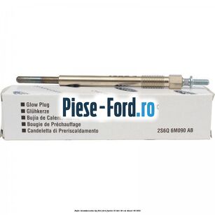 Bujie incandescenta, tip filet Ford Fusion 1.6 TDCi 90 cai #CA76AE29BB