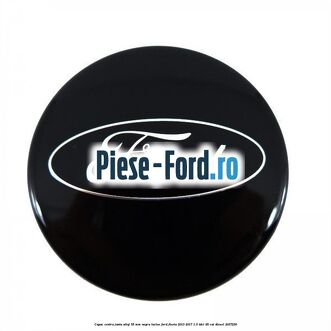 Capac centru janta aliaj 55 mm negru lucios Ford Fiesta 2013-2017 1.6 TDCi 95 cai