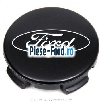 Capac centru janta aliaj 55 mm negru mat Ford Fiesta 2008-2012 1.6 TDCi 90 cai #63FC549469