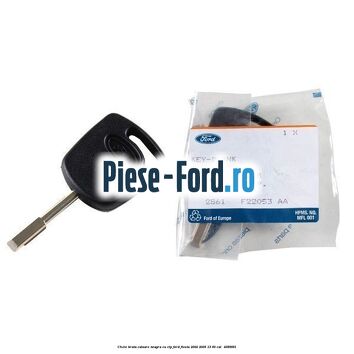 Cheie bruta culoare neagra cu cip Ford Fiesta 2002-2005 1.3 60 cai #0916479E0D
