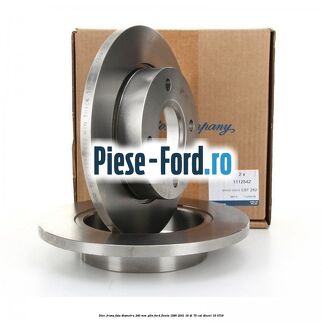 Disc frana fata diametru 240 mm plin Ford Fiesta 1996-2001 1.8 DI 75 cai #D39DD29205