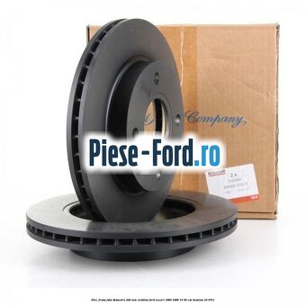 Disc frana fata diametru 240 mm ventilat Ford Escort 1990-1995 1.3 60 cai #9E65545530