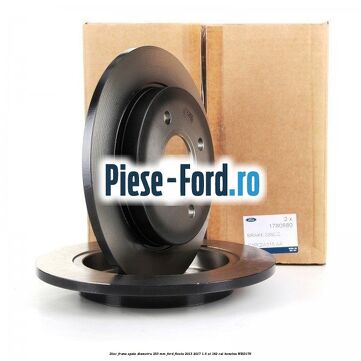 Disc frana spate diametru 253 mm Ford Fiesta 2013-2017 1.6 ST 182 cai