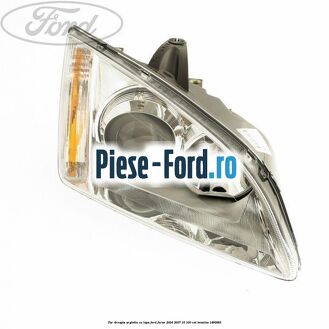 Far dreapta argintiu cu lupa Ford Focus 2004-2007 1.6 100 cai #0F7034668B