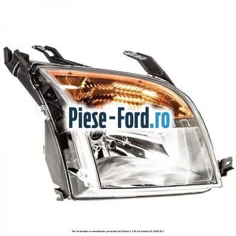 Far H4 dreapta cu semnalizator portocaliu Ford Fusion 1.3 60 cai #7EE7F118A7