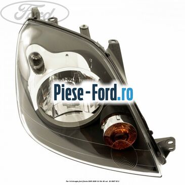 Far H4 dreapta Ford Fiesta 2005-2008 1.4 16V 80 cai #C999D3A687