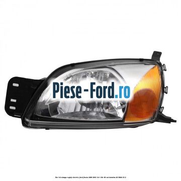 Far H4 stanga reglaj electric Ford Fiesta 1996-2001 1.4 i 16V 90 cai #ED4337651D