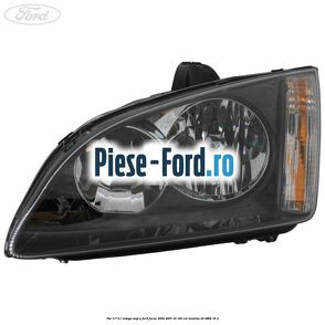 Far H7/H1 stanga negru Ford Focus 2004-2007 1.6 100 cai #8F84A9D08C