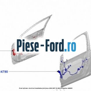 Instalatie electrica usa stanga fata Ford Focus 2004-2007 1.6 100 cai #617A020972