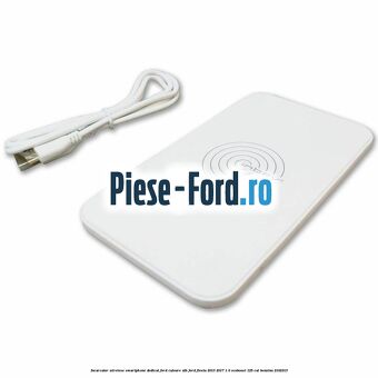 Incarcator wireless smartphone dedicat Ford culoare alb Ford Fiesta 2013-2017 1.0 EcoBoost 125 cai