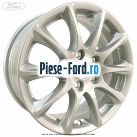 Janta aliaj 16 inch, 10 spite sparkle silver Ford Focus 2014-2018 2.3 RS 350 cai #0087FB51D7