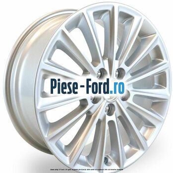 Janta aliaj 17 inch, 15 spite argintiu Ford Focus 2014-2018 1.0 EcoBoost 100 cai #A4C0D7EE63