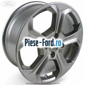 Janta aliaj 17 inch, 5 spite design Y gri Ford Fiesta 2013-2017 1.25 82 cai #7ED2188A0A