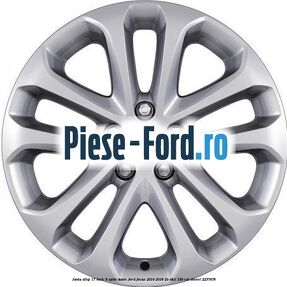 Janta aliaj 17 inch, 5 spite duble Ford Focus 2014-2018 2.0 TDCi 150 cai #15D74FFD73