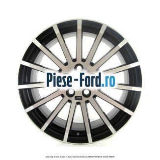 Janta aliaj 18 inch, 15 spite RS negru machined Ford Focus 2004-2007 1.8 125 cai #71DD04EB54