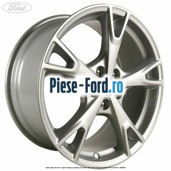 Janta aliaj 18 inch, 5 spite design Y argintiu Ford Focus 2011-2014 1.6 TDCi ECOnetic 105 cai #ADD78DB30C
