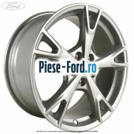 Janta aliaj 18 inch, 5 spite design Y argintiu Ford Focus 2014-2018 1.5 EcoBoost 182 cai