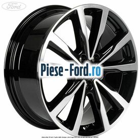 Janta aliaj 18 inch, 5 spite duble design V Ford Kuga 2013-2016 2.0 TDCi 4x4 150 cai #4A96549C7B