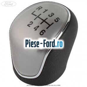 Nuca schimbator, 6 trepte plastic crom Ford C-Max 2007-2011 2.0 TDCi 133 cai #49A80937A2
