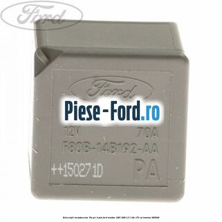 Releu bujii incandescente 70A, GRI, 4 pini Ford Mondeo 1993-1996 2.5 i 24V 170 cp