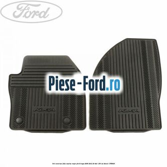 Set covorase fata, cauciuc negru Ford Kuga 2008-2012 2.0 TDCi 136 cai #41E3089A83