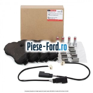 Set placute frana fata roti simple spate Ford Transit Custom 2019-2023 2.0 EcoBlue 185 cai #EB650EDB51