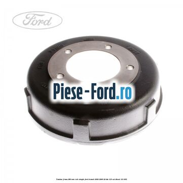 Tambur frana 280 mm roti simple Ford Transit 2000-2006 2.4 TDE 115 cai #A7C7462D0D
