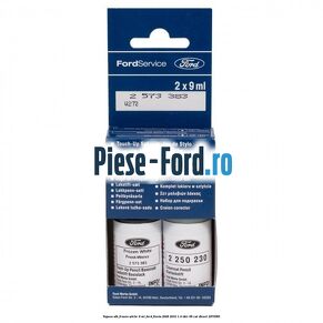 Vopsea alb Frozen White, 9 ml Ford Fiesta 2008-2012 1.4 TDCi 68 cai #DD820FBD24