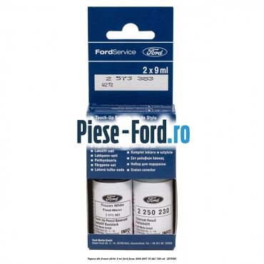 Vopsea alb Frozen White, 9 ml Ford Focus 2004-2007 1.6 TDCi 109 cai #74D89FC79C