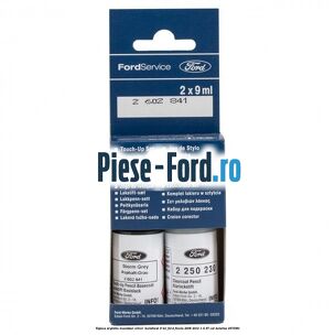 Vopsea argintiu Moondust silver metalizat, 9 ml Ford Fiesta 2008-2012 1.4 97 cai