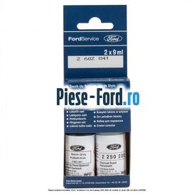 Vopsea argintiu Moondust silver metalizat, 9 ml Ford Galaxy 2015-2023 2.0 EcoBlue Bi-Turbo 240 cai #BD1D92671E