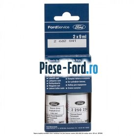 Vopsea argintiu Moondust silver metalizat, 9 ml Ford Tourneo Custom 2019-2023 2.0 EcoBlue mHEV 150 cai #D583ECE8AC